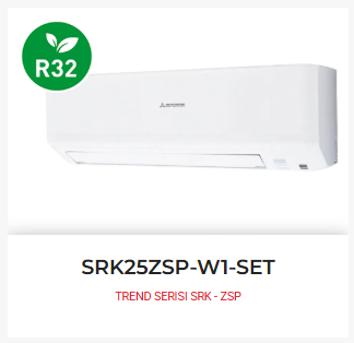 MitsubishiHeavy SplitKlima SRK25ZSP-W1-SET