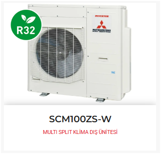 Mıtsubishi Heavy Multi Split Klima SCM100ZS-W