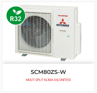 Mıtsubishi Heavy Multi Split Klima SCM80ZS-W